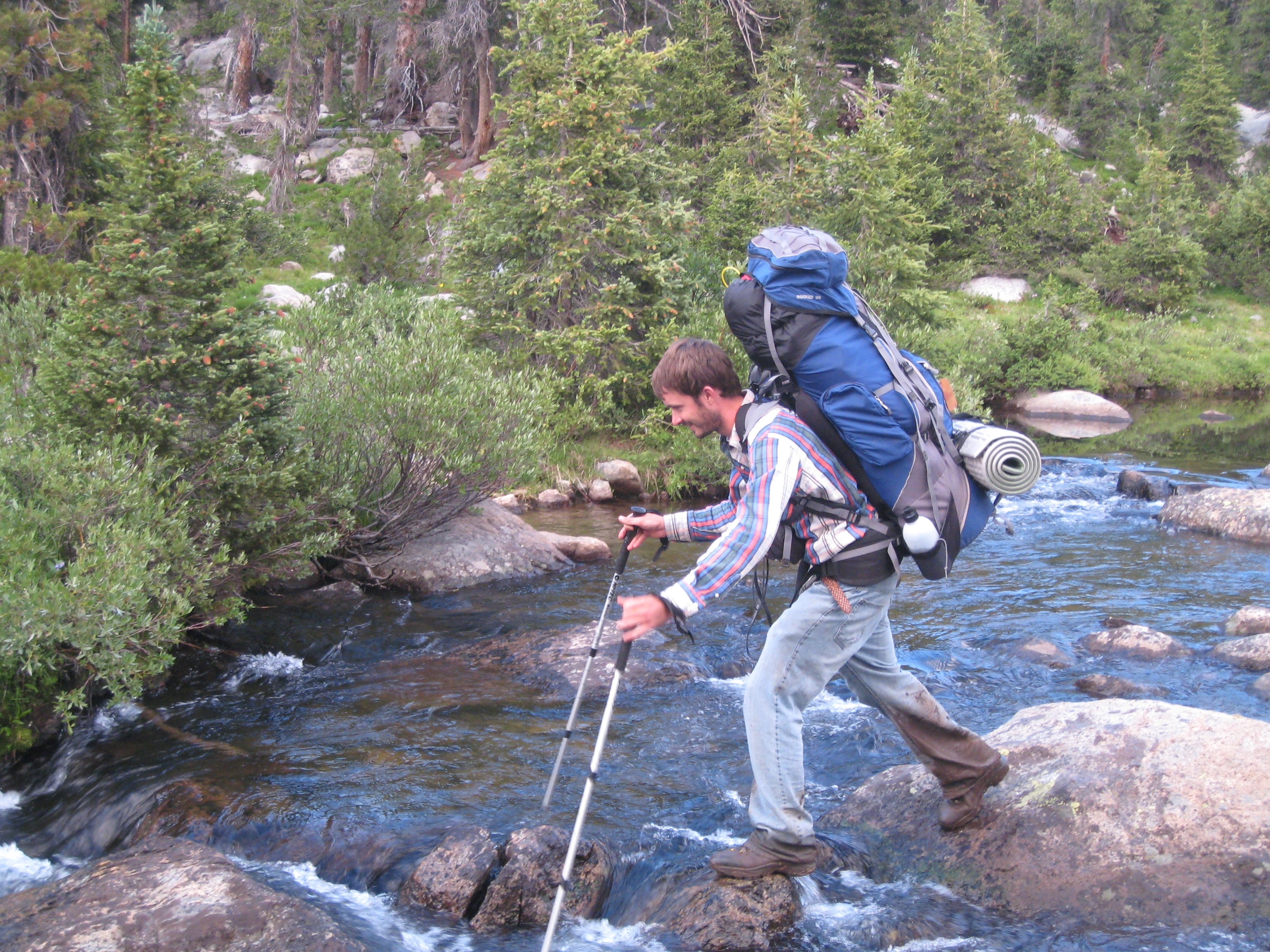 2009 Wind River Trip - Day 2 - Lake Ethel to Mount Victor